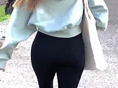 Jiggle and bounce: amateur babes in leggings and spandex