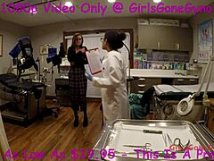 Tohtori Tampa suorittaa gynekologisen tutkimuksen isot tissit opiskelijalle Donnaleighille hänen sairaalavierailunsa aikana