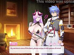 FapHouse's Hentai game features big cock and creampie