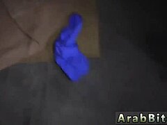 Arab teen in uniform enjoys public blowjob and drops booty to 23km