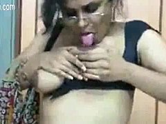 Indian teacher shows off her cock-raising skills in this desi sex video
