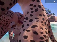 Wild life with furry yiffs in this group blowjob compilation