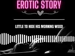 Step aunt and step nephew engage in erotic audio play in this porn story