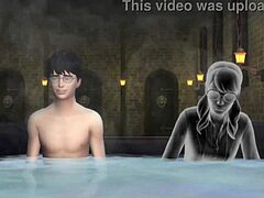 Harry Potter in Myrtle v 3D animaciji