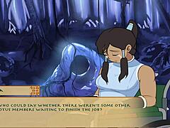 Sloppy blowjob and big boobs in Four Elements Trainer Book 4 Love Part 16 with Korra