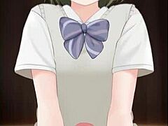 Oddaj się 3D pieprzeniu cipki i wytrysku z japońską anime dziewczyną Nikkiką