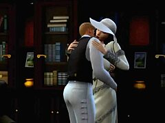 Seks berkumpulan antara bangsa dengan zakar hitam besar dan shemale dalam The Sims