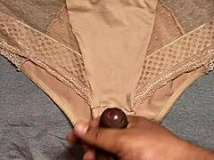 Masturbating with my friend's worn underwear
