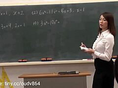 A charming instructor instructs her pupils in oral techniques