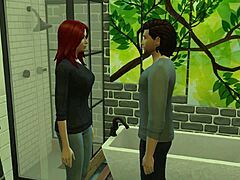 Intensiivinen kylpyhuonekohtaus The Sims 4:ssa: Spermalaukaus, anaali ja cunilingus