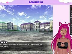 Lewdneko, the hentai VTuber, indulges in a harem fantasy