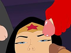Kreslené video s Wonder Woman v Justice League
