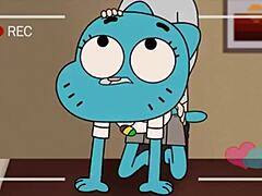 Aventuras sexuais em desenho animado 3D Gumball