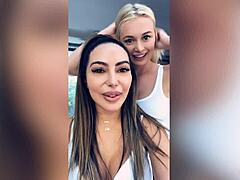 Pornstar Lela star and friend have a steamy threesome with a neighbor